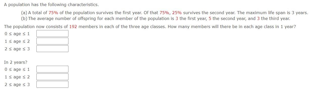 Solved A Population Has The Following | Chegg.com