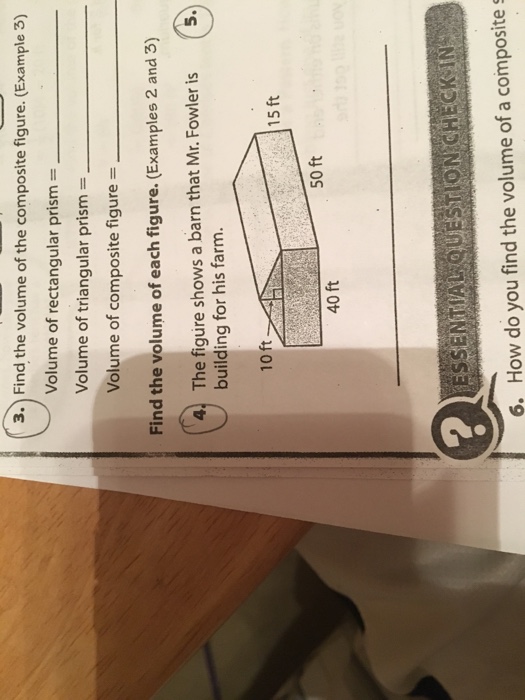 Solved Find the volume of the composite figure. (Example 3) | Chegg.com