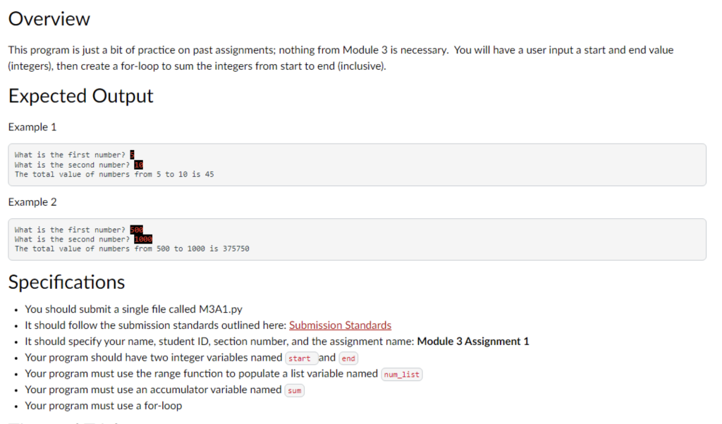 Solved This program is just a bit of practice on past | Chegg.com