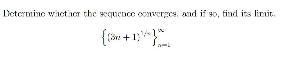 Solved Determine Whether The Sequence Converges, And If So, 