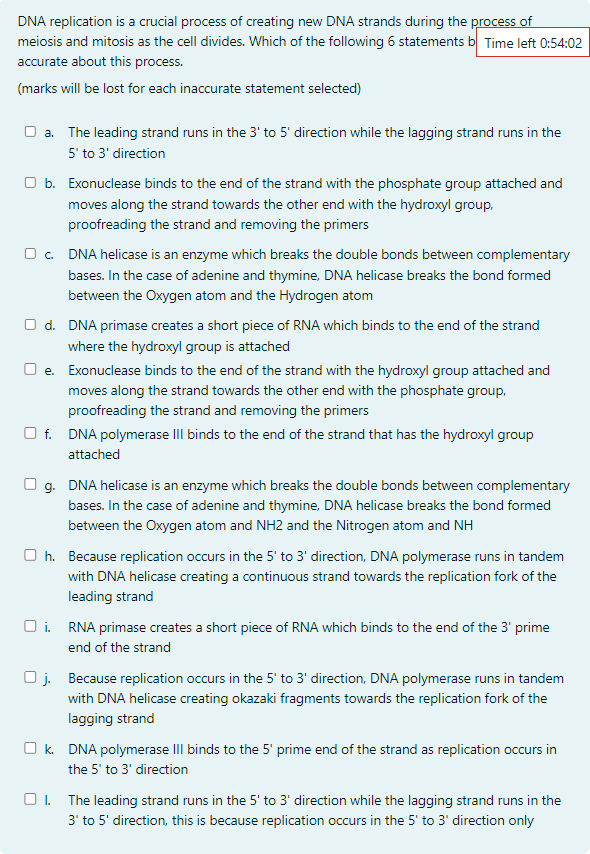 Solved Dna Replication Is A Crucial Process Of Creating New 