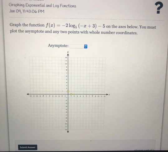 Solved Graphing Exponential and Log Functions Jan 09, | Chegg.com