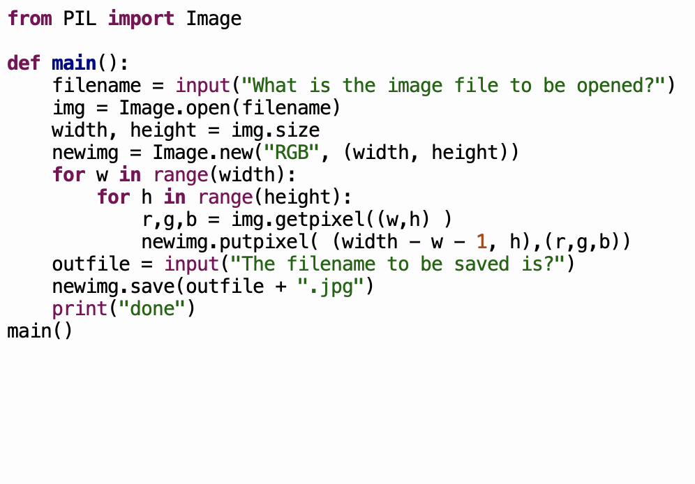 Open an image and create a new image of the same | Chegg.com