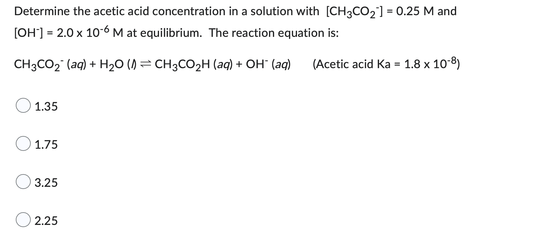 [Solved] Determine the acetic acid concentration in a sol