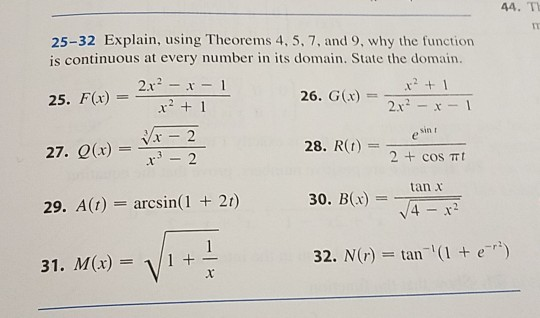 Solved 44 Te 25 32 Explain Using Theorems 457 And 9 1604