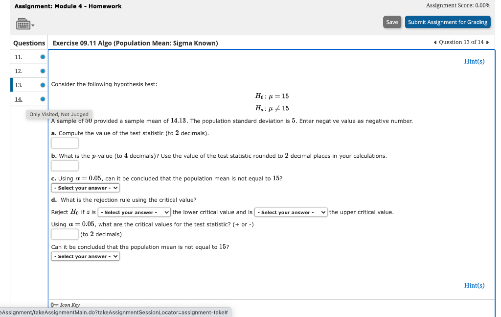 homework assignment module 4 quality answers