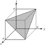 Solved a) Determine the Miller indices for the plane shown | Chegg.com