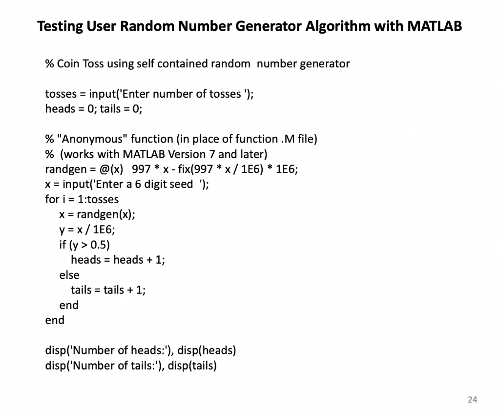 By Using Matlab Show Me The Steps On The Editor Chegg Com