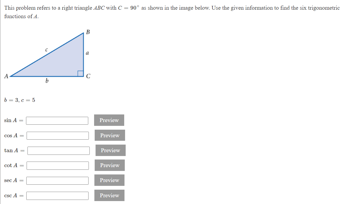 Solved This Problem Refers To A Right Triangle Abc With C 8081