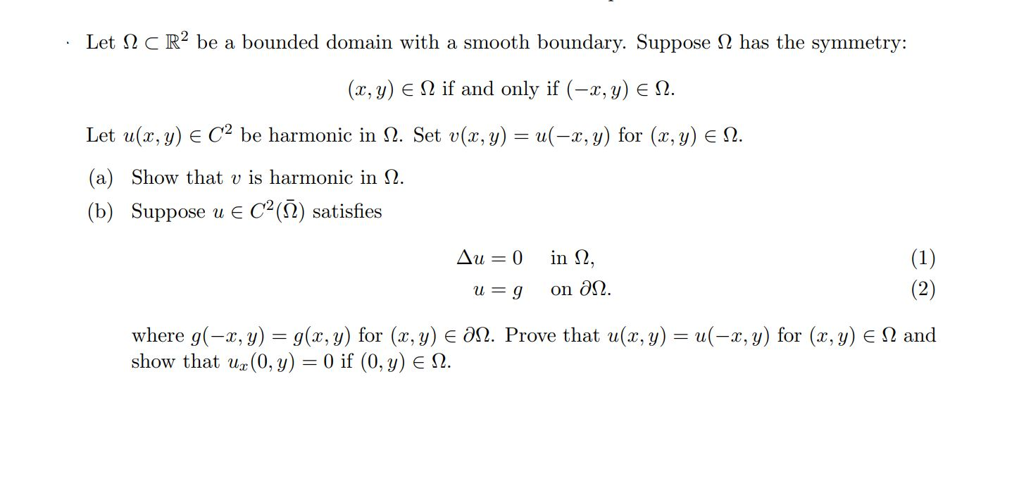 Solved This Is A Partial Differential Equation Question P Chegg Com