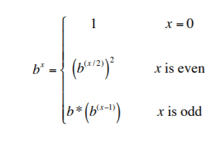 Solved Problem Three Exponentiation can be computed | Chegg.com
