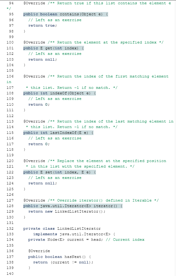 Please use java! Make sure to use the EXACT NAMES!!! | Chegg.com