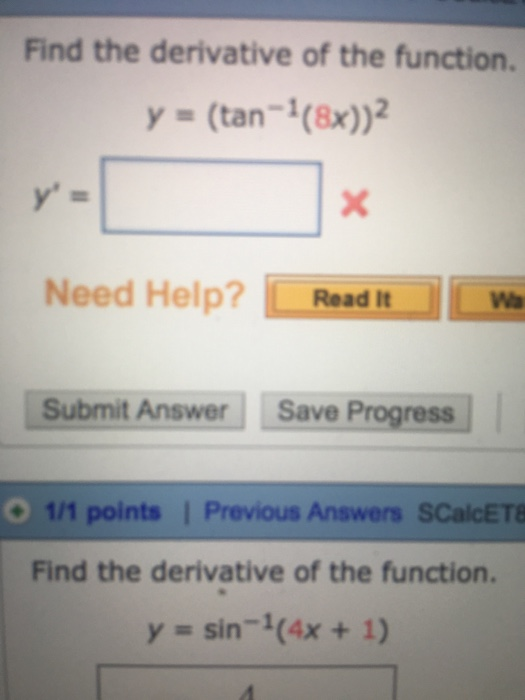 solved-find-the-derivative-of-the-function-y-tan-1-8x-2-chegg