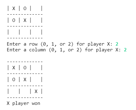 In Determinant Tic-Tac-Toe, Player 1 and 0 take turns placing 1s and 0s  respectively in a 3x3 matrix. Player 0 wins if the determinant is 0, else  pl. 1 wins. If a