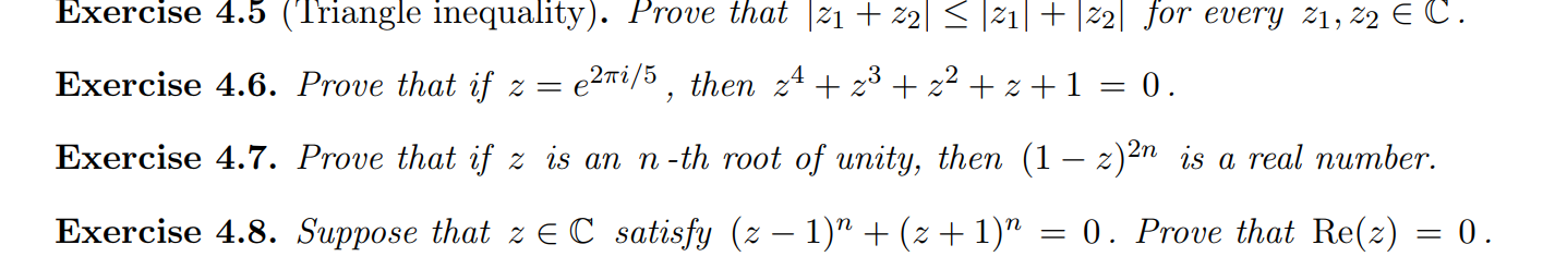 Solved Exercise 4.5 (Triangle Inequality). ﻿Prove That | Chegg.com