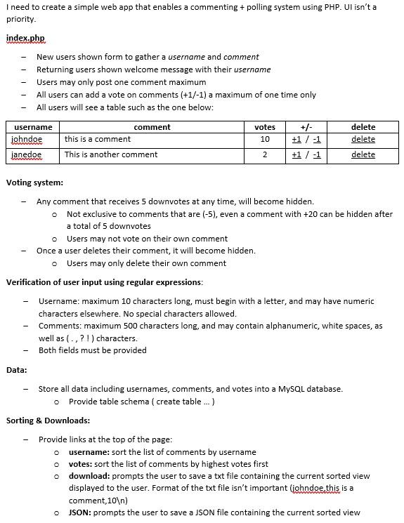 Solved I need to create a simple web app that enables a | Chegg.com