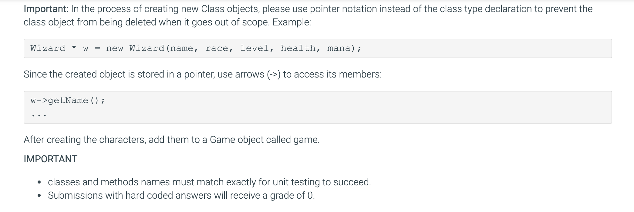 In this exercise, you will implement a basic RPG game | Chegg.com