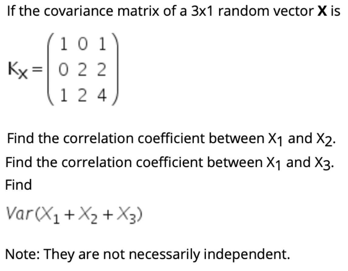 covariance matrix