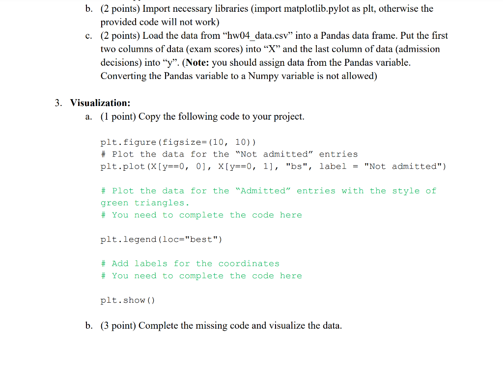 Can someone please help me write the codes for these | Chegg.com