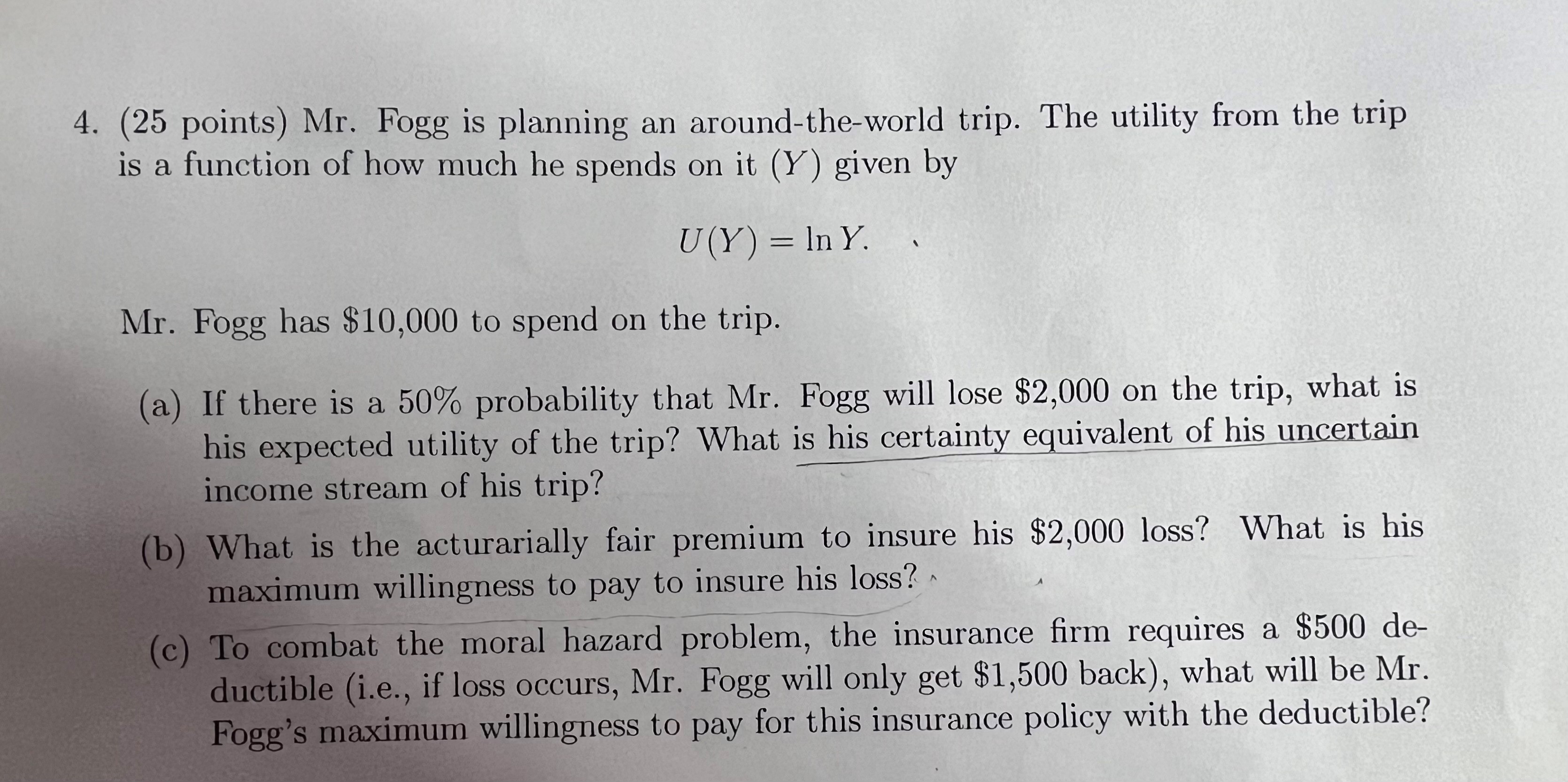 Solved (25 ﻿points) ﻿Mr. ﻿Fogg is planning an