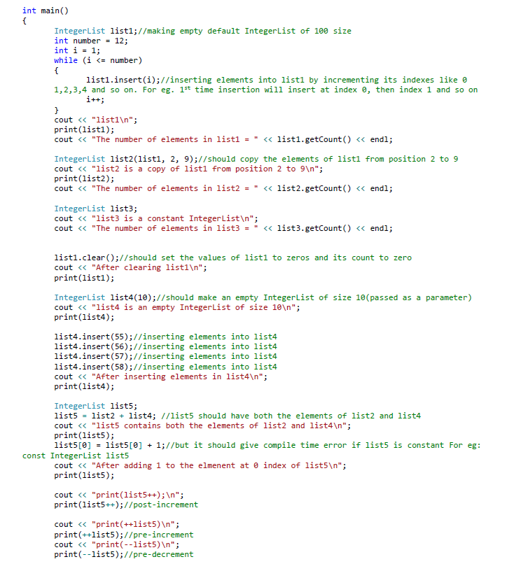 A main() function is given below. Based on this | Chegg.com