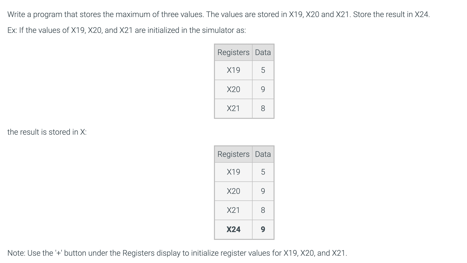 Solved Only Reply In Legv8 And Only Use These Instructions | Chegg.com