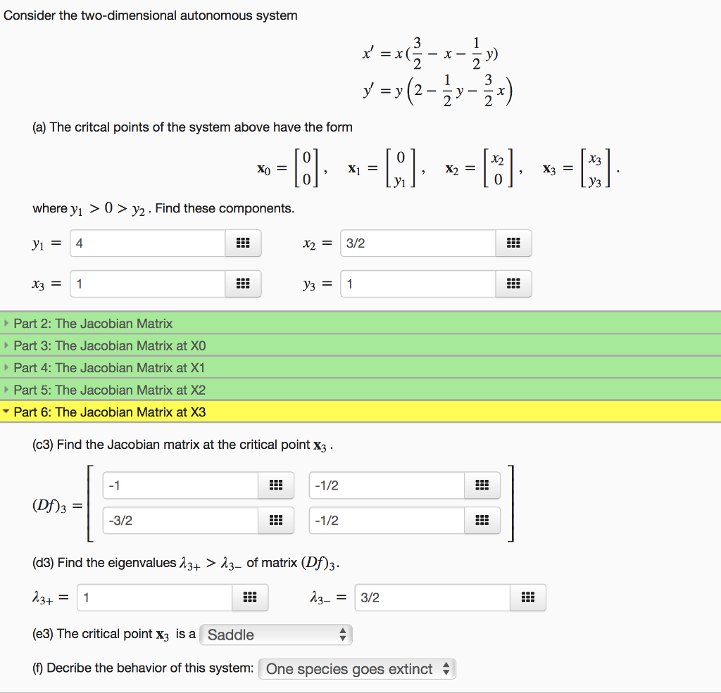 Solved Consider The Two-dimensional Autonomous System (a) | Chegg.com