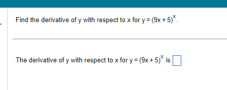 how to take the derivative of y with respect to x