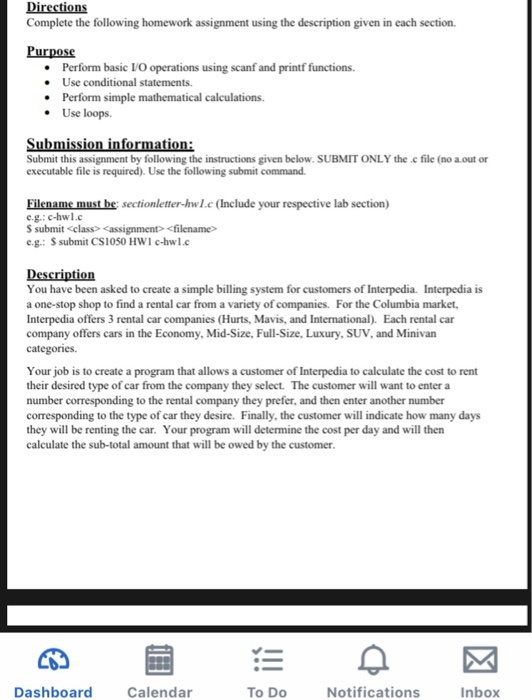Solved Directions Complete the following homework assignment | Chegg.com