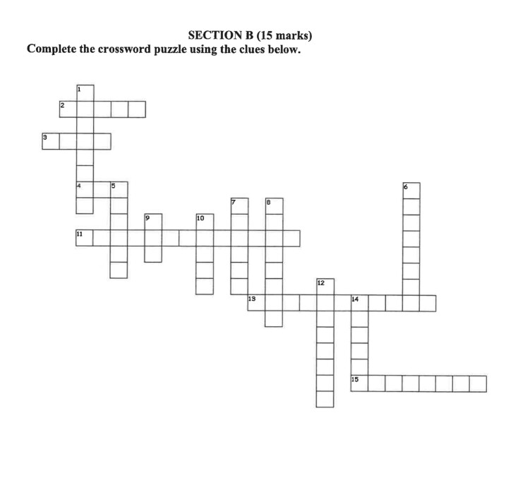 solve the crossword puzzle, then use the letters in the shaded boxes to  find your next clue - WordMint