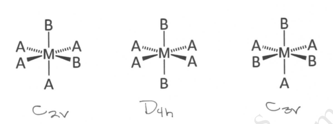C4v Point Group. Examples Solved inorganic chemistry point group question: Could you | Chegg.com