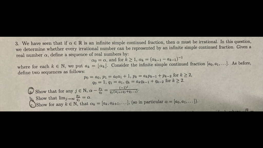 3. We have seen that if a € R is an infinite simple | Chegg.com