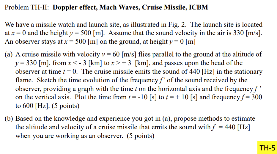 cruise missile velocity