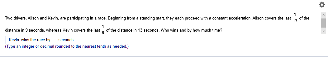 Solved Two drivers, Alison and Kevin, are participating in a | Chegg.com