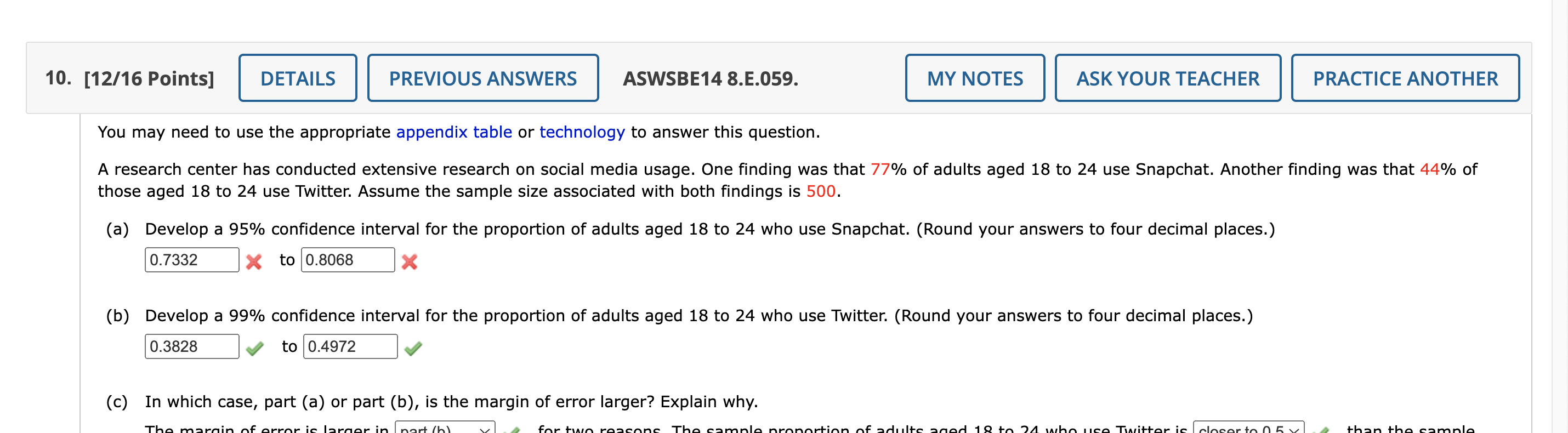 Solved You may need to use the appropriate appendix table or | Chegg.com