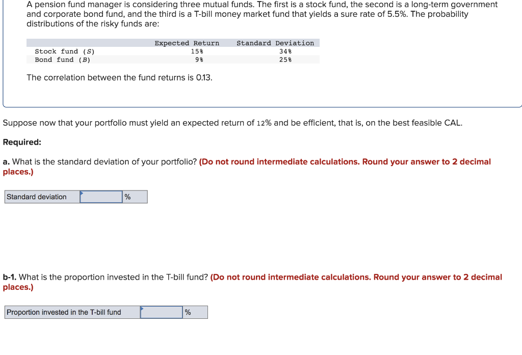 solved-a-pension-fund-manager-is-considering-three-mutual-chegg