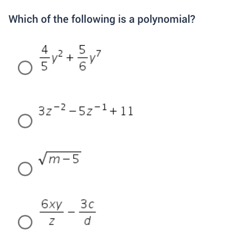 Solved Which of the following is a | Chegg.com