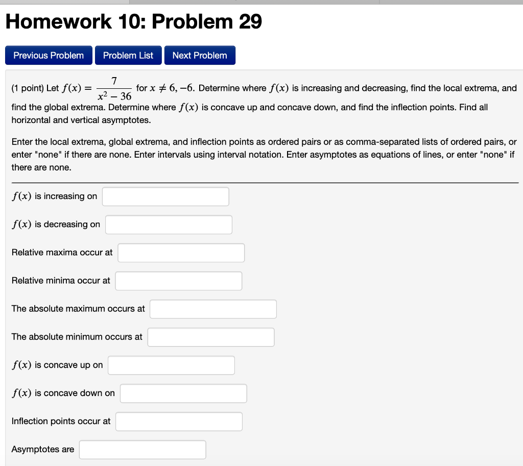Solved Homework 10: Problem 29 Previous Problem Problem List | Chegg.com