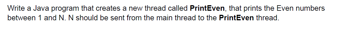 Solved Question 2 [25 points]: Threads Write a Java program | Chegg.com