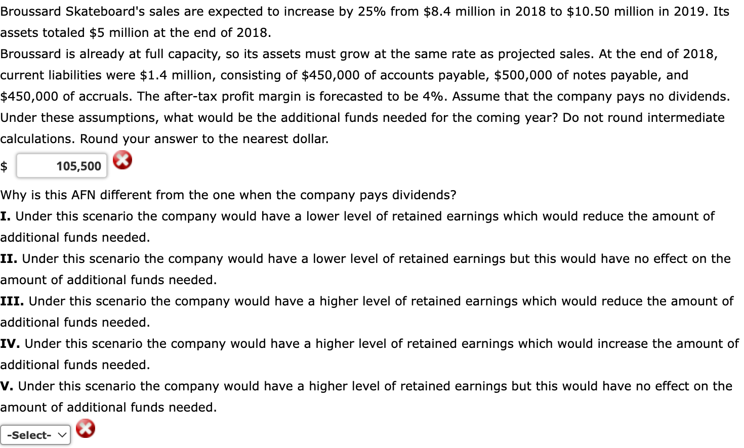 Solved Broussard Skateboard's sales are expected to increase