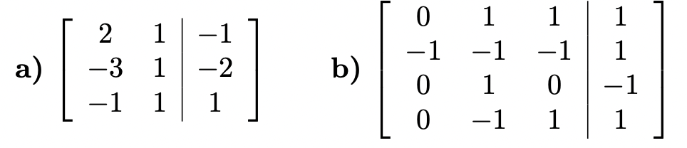 Solved Use the least square method on the overdetermined | Chegg.com