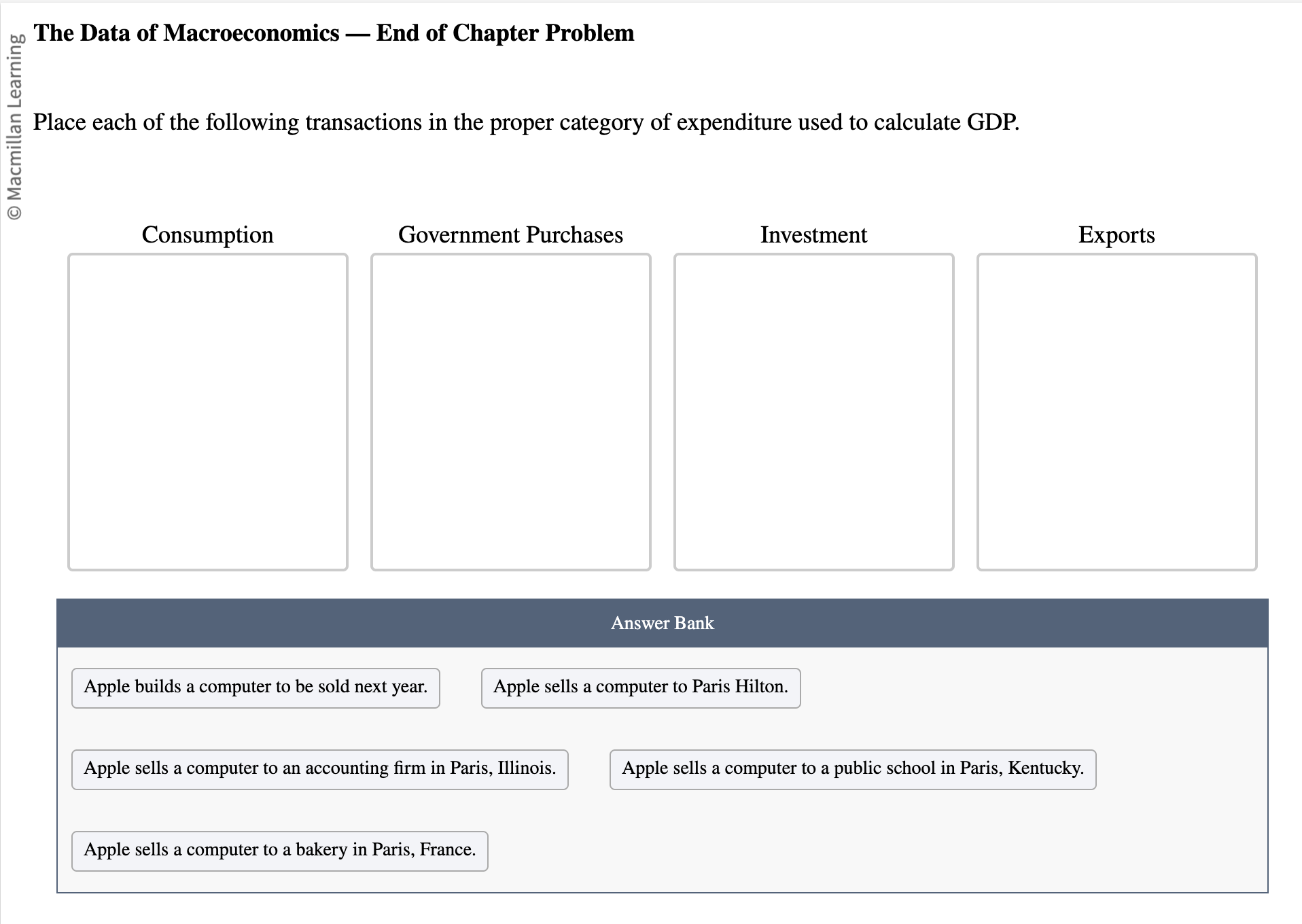 Solved The Data Of Macroeconomics — ﻿End Of Chapter | Chegg.com