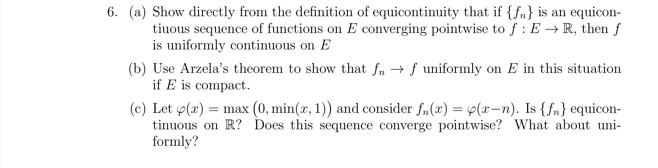 Solved 6. (a) Show directly from the definition of | Chegg.com