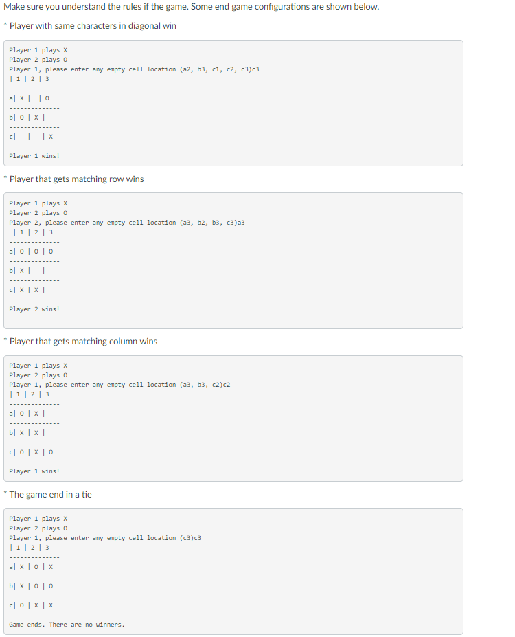 Solved Write a program to implement the tic-tac-toee game. | Chegg.com