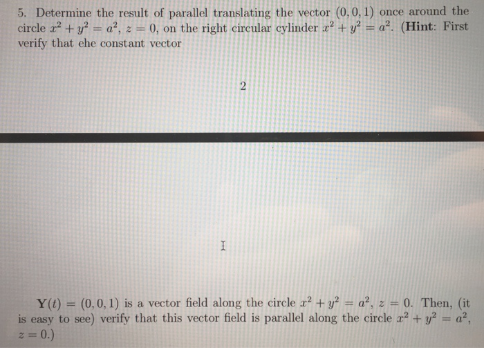 Solved 5. Determine the result of parallel translating the