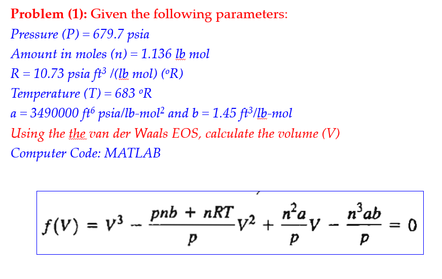 Solved # Using MATLAB Write A Code That Calculates And | Chegg.com