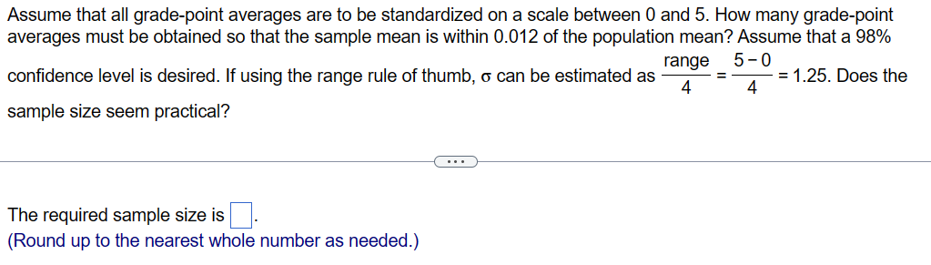 Solved Assume that all grade-point averages are to be | Chegg.com