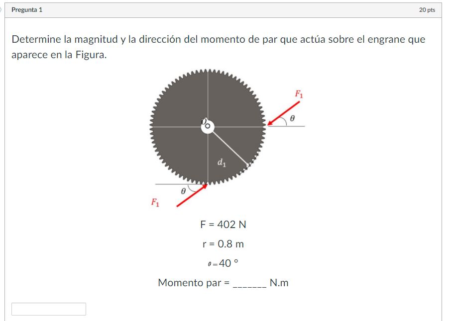 Solved Determine the magnitude and direction of the couple | Chegg.com