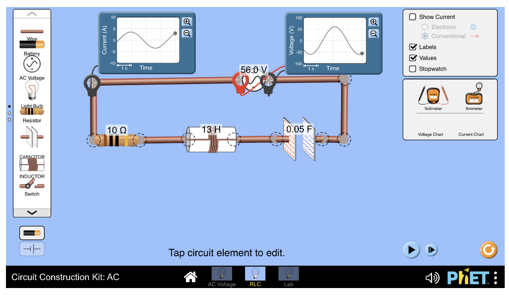 Solved V Show Current Electrons O Conventional Labels Wird | Chegg.com