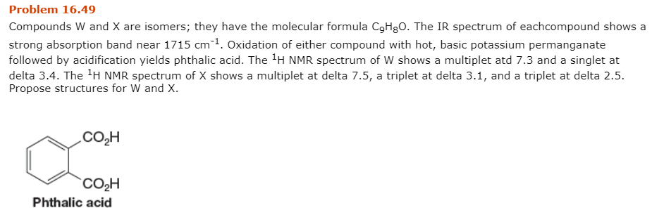 Solved Q1 What Are The Structures Of Compound W And Com Chegg Com